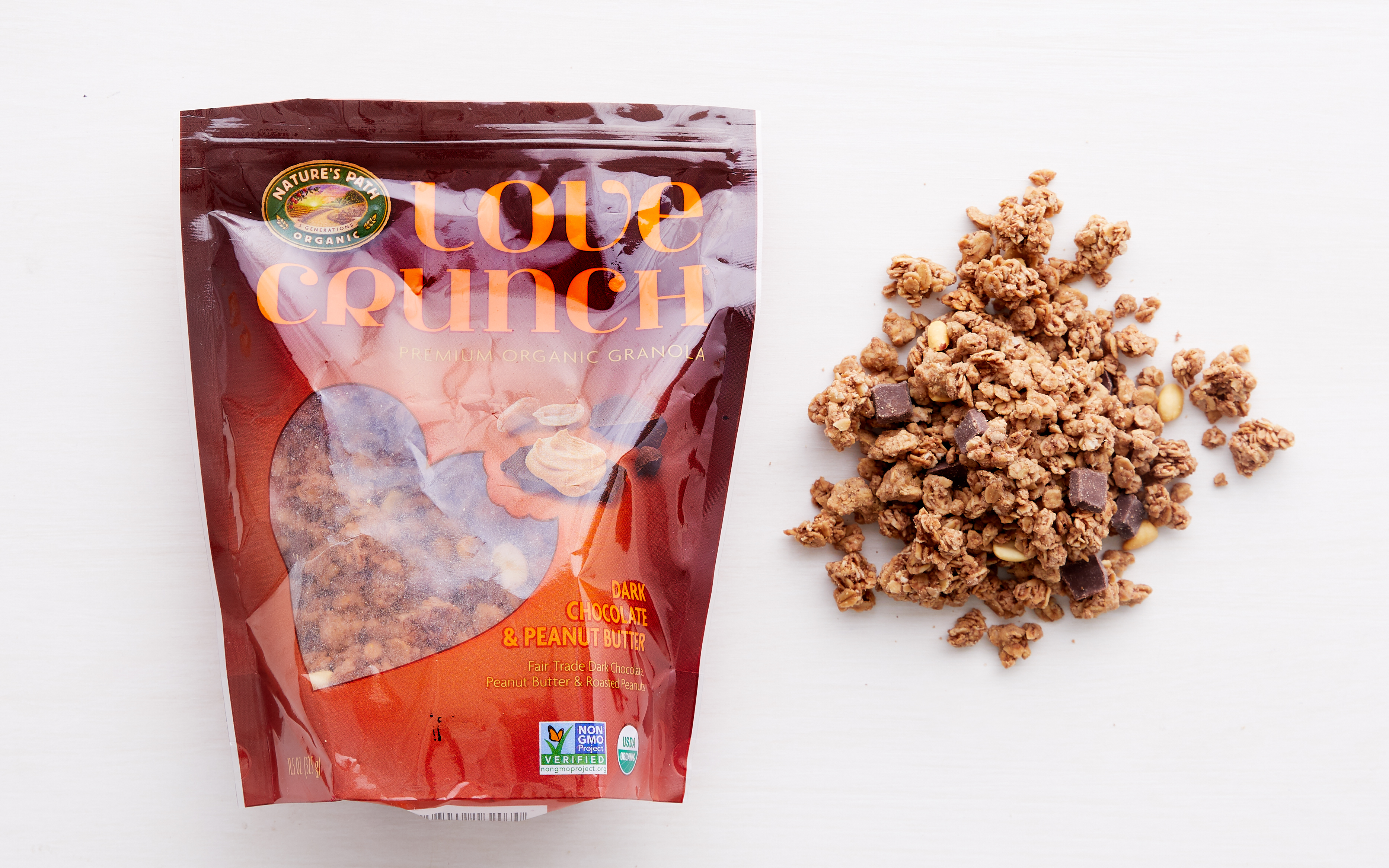 Love Crunch Peanut Butter Dark Chocolate Granola Nature's Path SF Bay Good Eggs